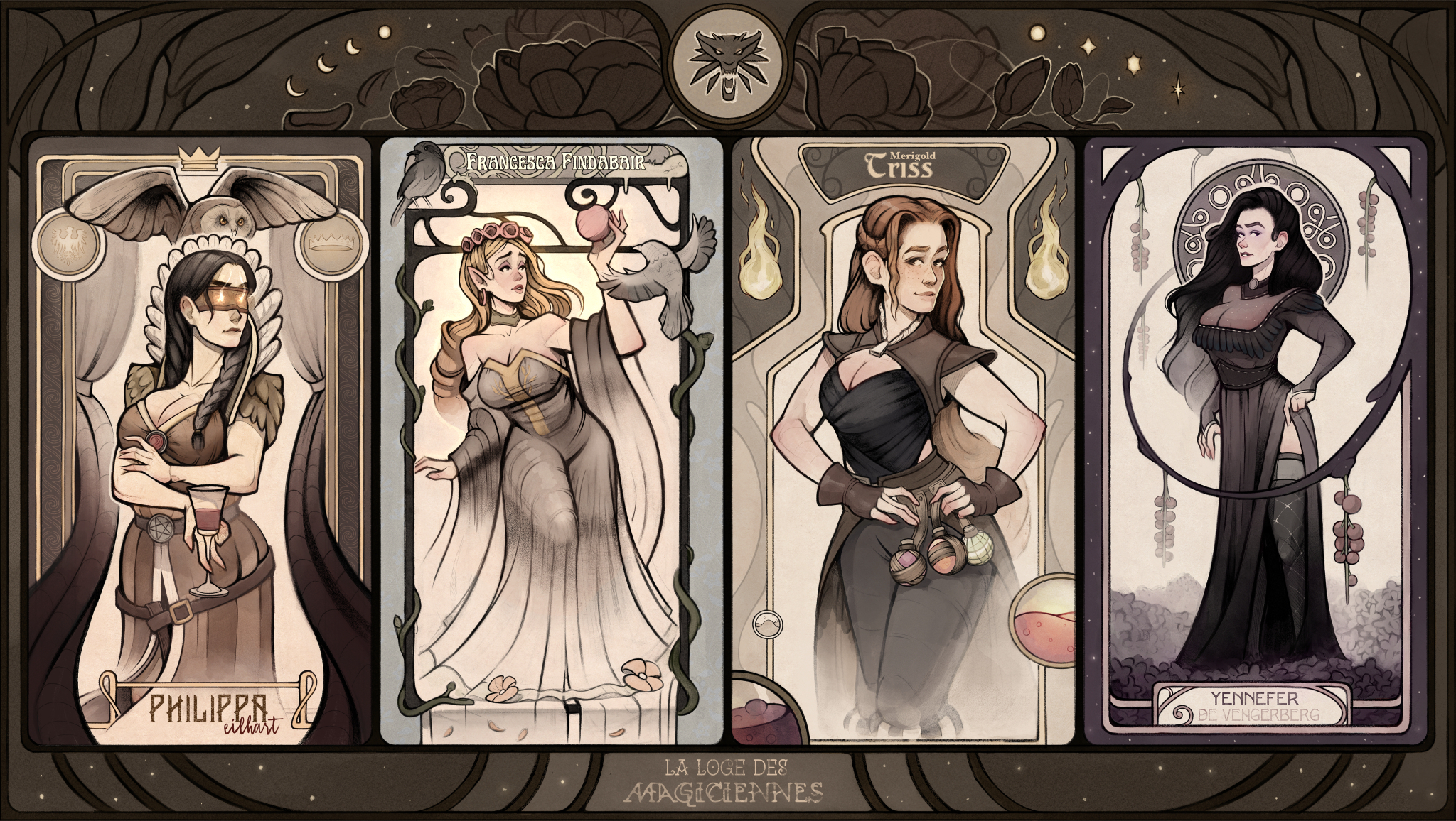 The Witcher : Character design / Illustrations