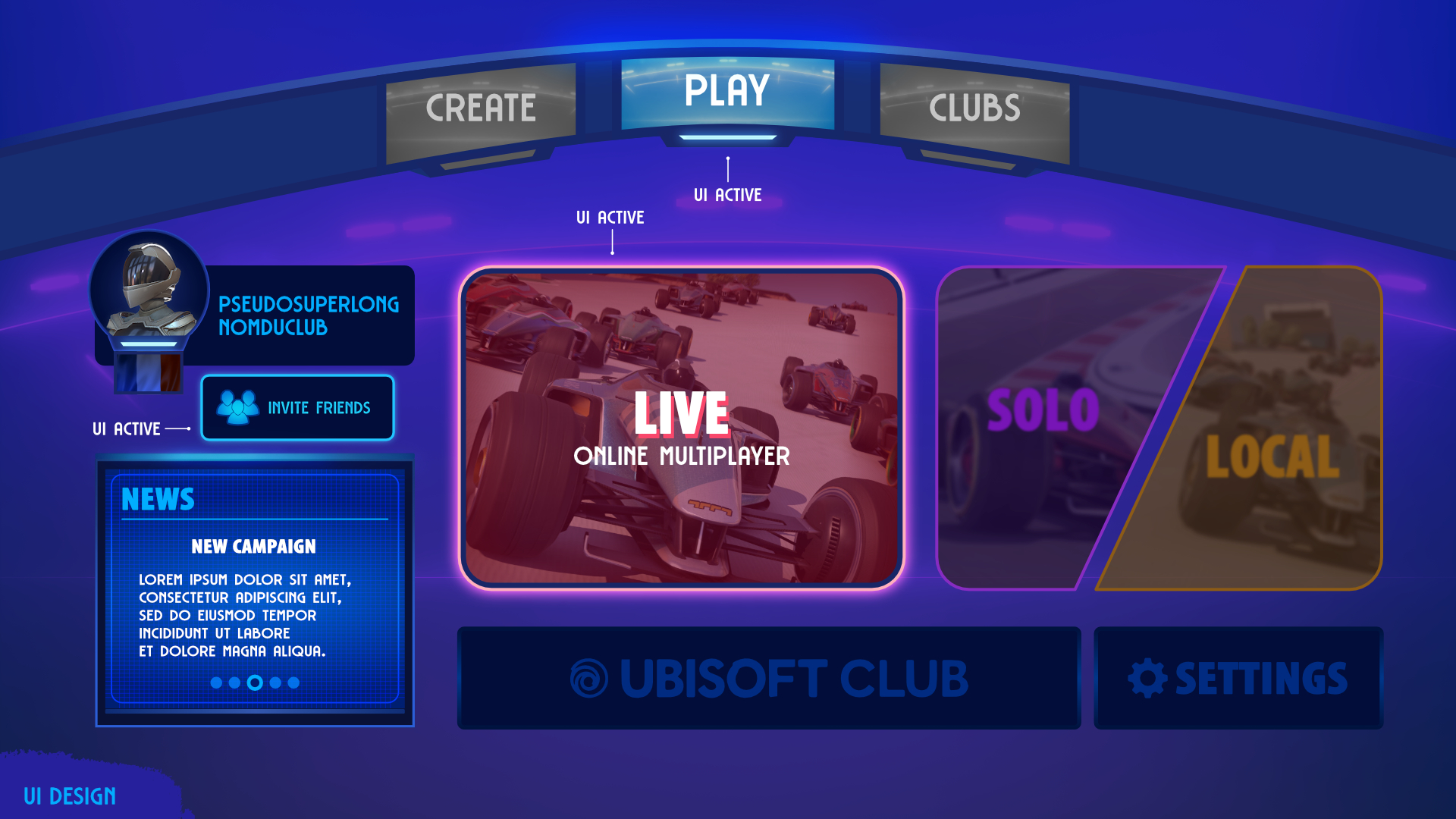 Nadeo : UI e-sport