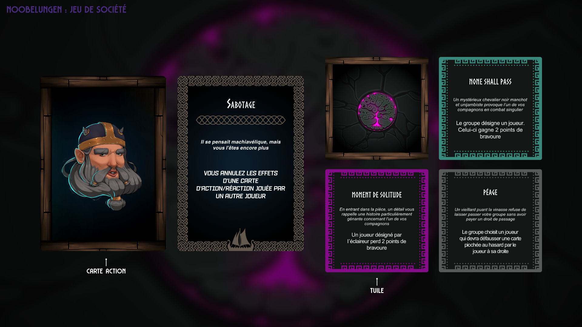 The Noobelungen : Card design